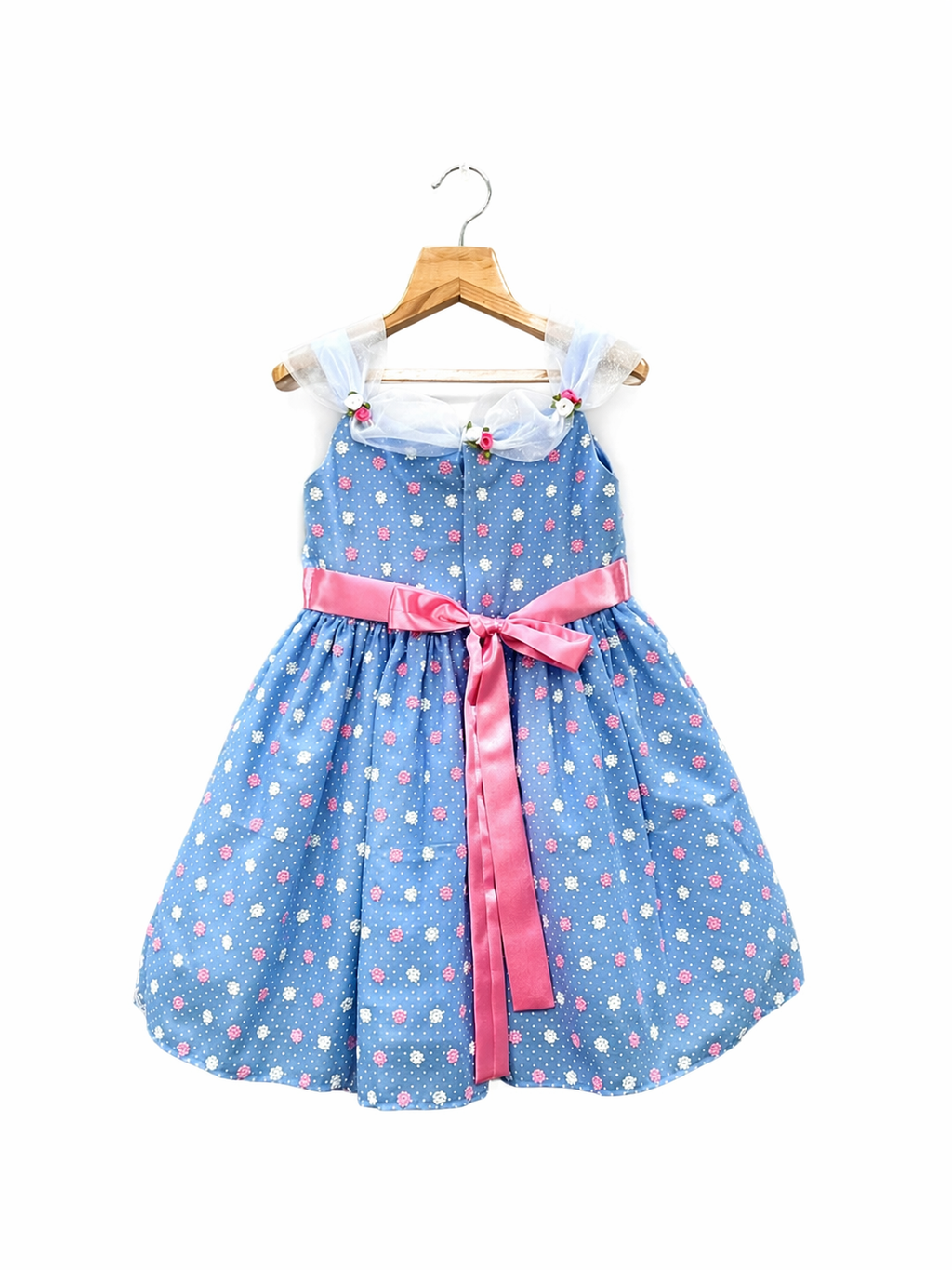 Petal Party Organza Bow Dress