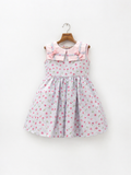 Petal Grace Double Bow Dress