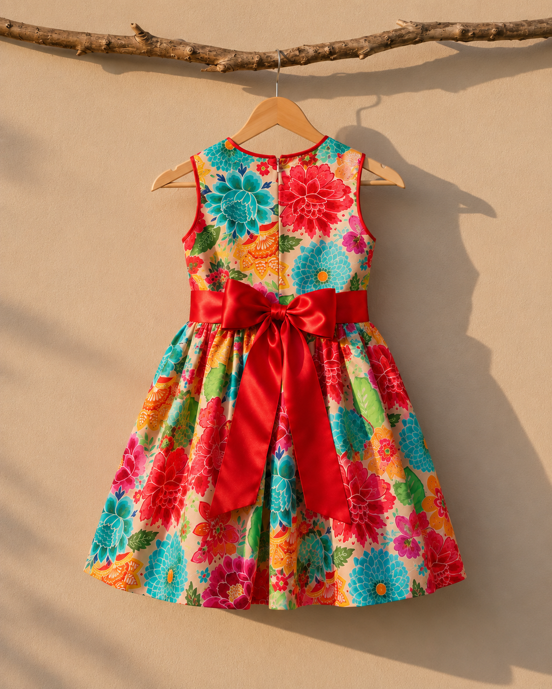 Garden Collar Floral Dress