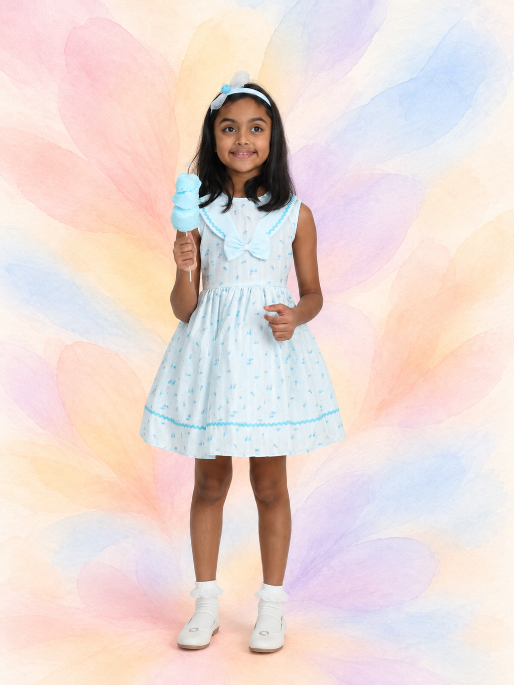 Bluebell Sailor Bow Dress