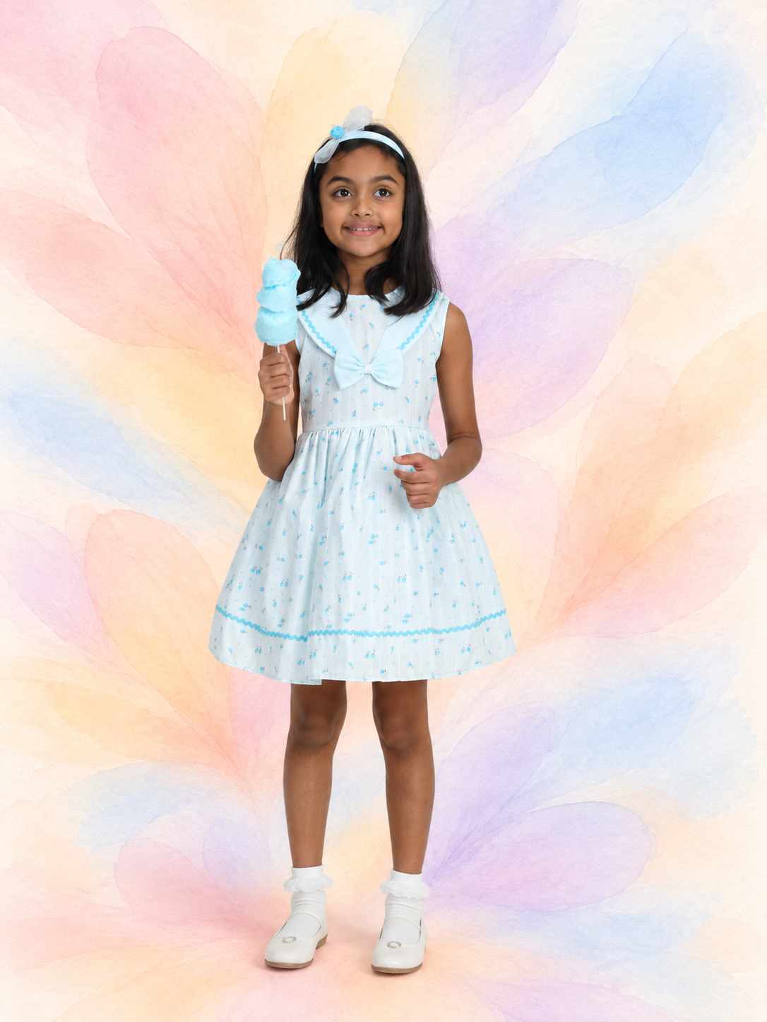 Bluebell Sailor Bow Dress