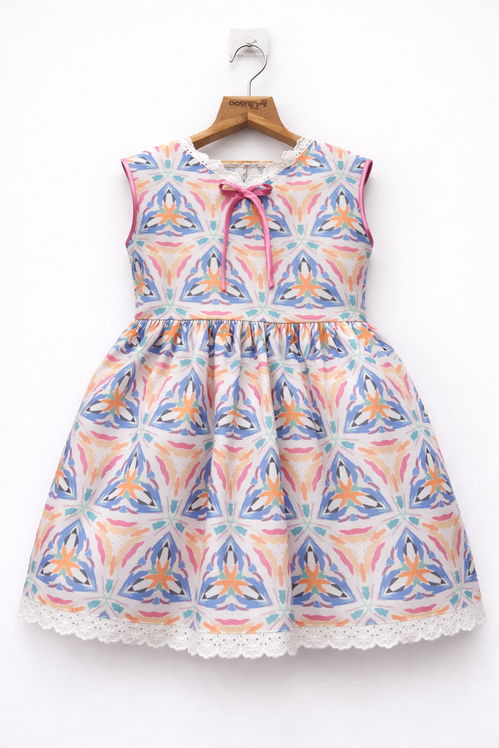 Pastel Bloom Bow Dress