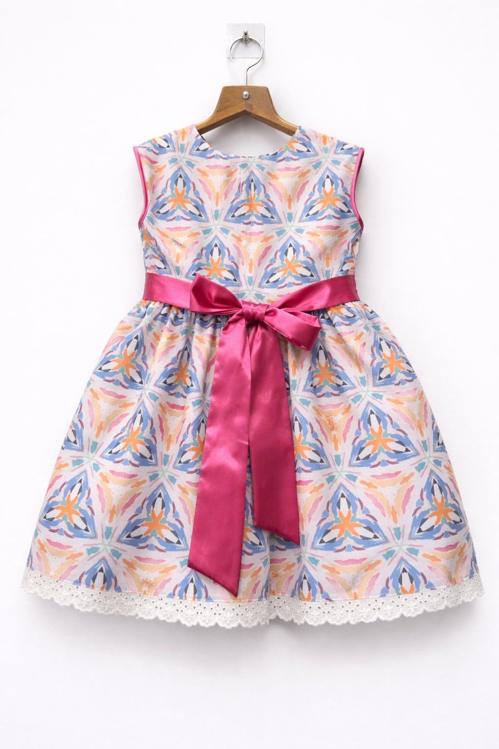 Pastel Bloom Bow Dress