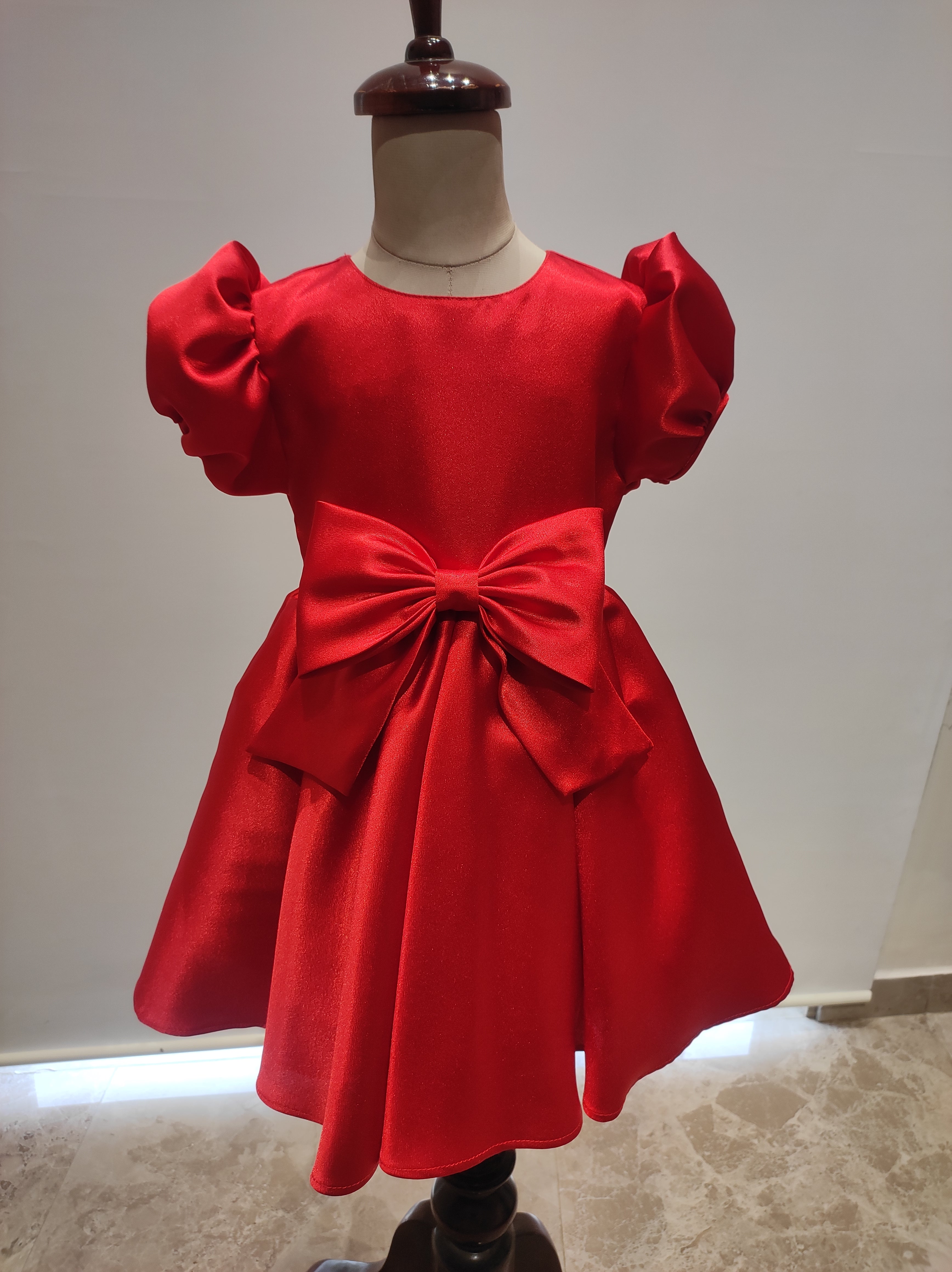 Scarlet Bow Party Dress
