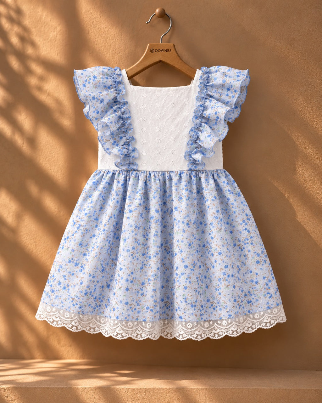 Bluebell Ruffle Bow Dress