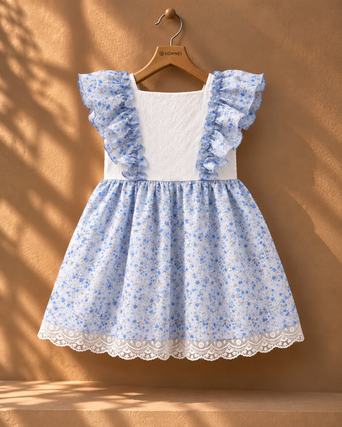 Bluebell Ruffle Bow Dress