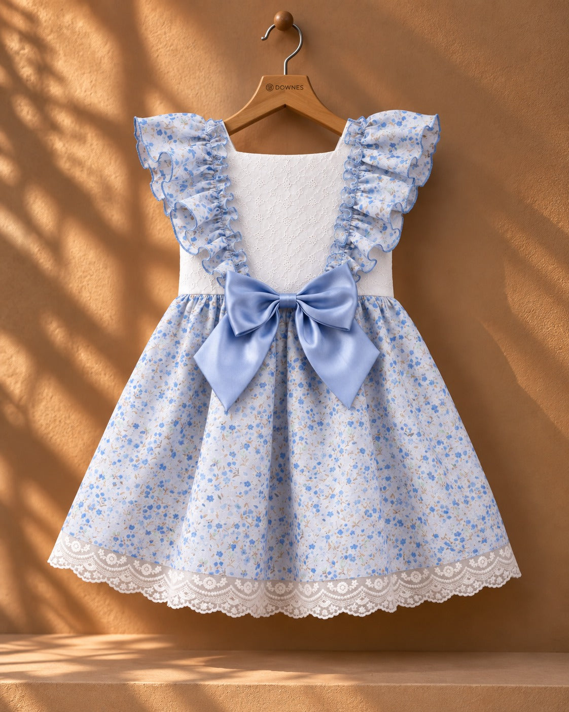 Bluebell Ruffle Bow Dress