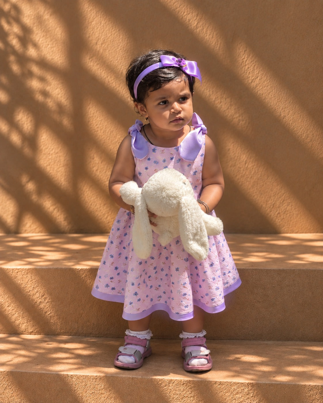 Lavender Meadow Bow Dress