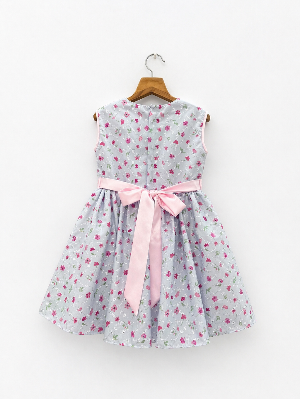 Petal Grace Double Bow Dress