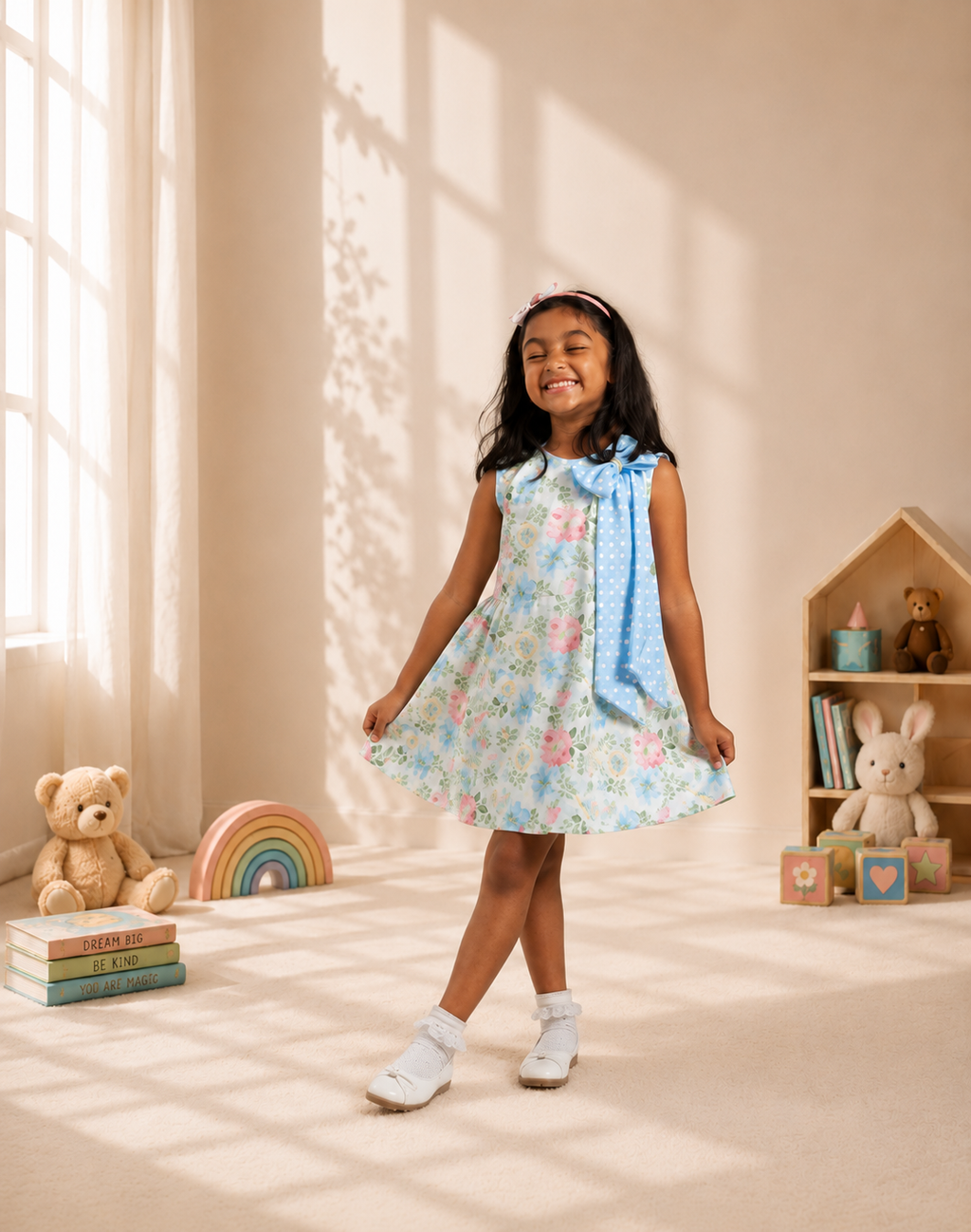 Bluebell Bloom Shift Dress